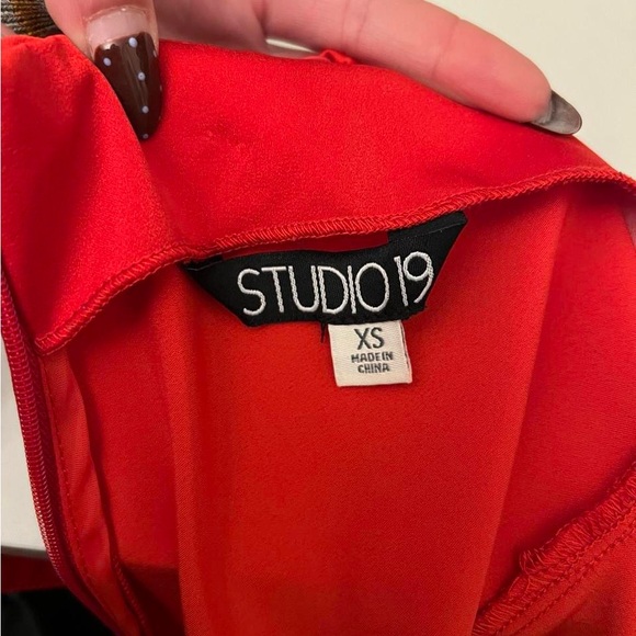 Vibrant Red Mini Dress - Picture 5 of 5